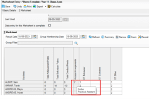 Sims 6 access arrangement indicator