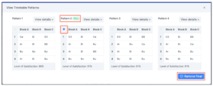 Bromcom 3 options set a timetable pattern as final