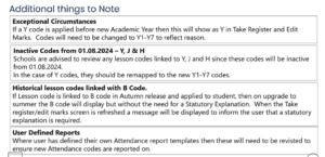 19 other things to note