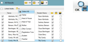 Sims sending a message to leavers via intouch 5