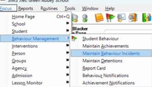 5 using sims to log behaviour incidents and detentions 2