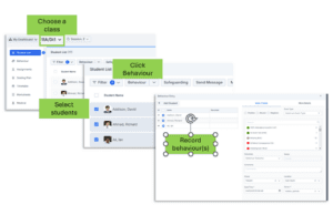 Bromcom 6 how to record behaviour