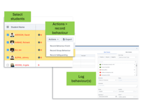 Bromcom 7 how to record behaviour 2