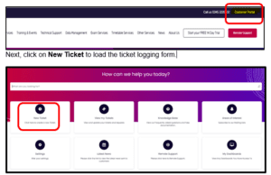 How to log a ticket 1