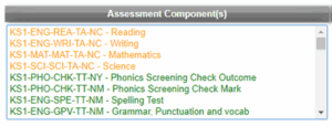 11 key stage 2 teacher assessment data