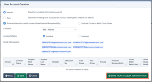 Bromcom 18 mcas user account creation