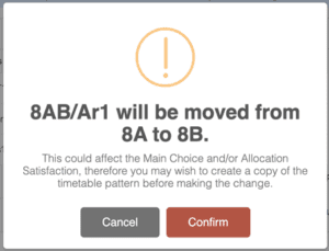 Bromcom 6 cancel confirm