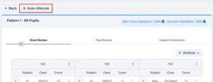 Bromcom 1 options timetable patterns improvements to auto allocate process